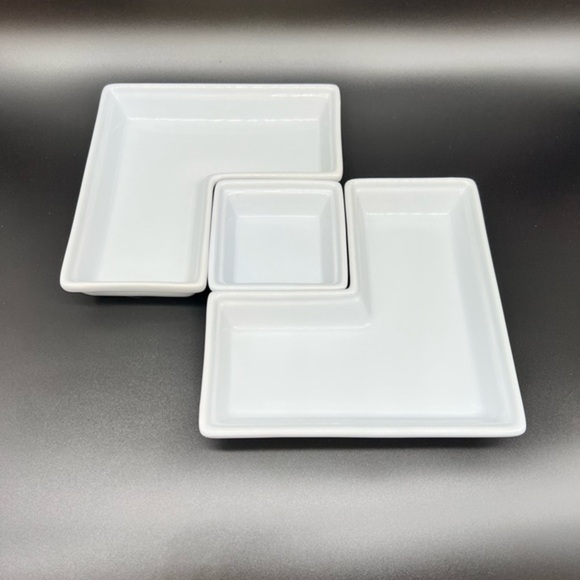 Microwave/ Dishwasher safe 3 piece interchangeable Food Network Serving bowls - Picture 5 of 10